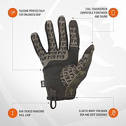 PIG Delta Utility Tactical Gloves, Touchscreen