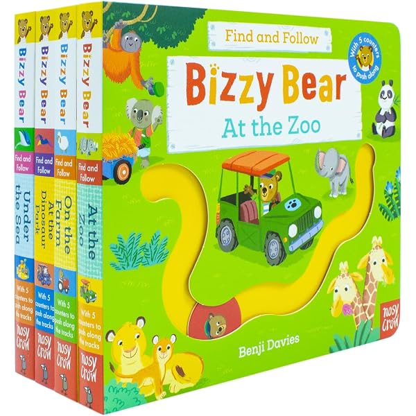 Bizzy Bear Series 5 Books Collection Bundle Set(Fun Park