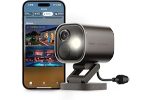 Aqara 4MP Camera Hub G5 Pro PoE, True Color Night Vision Security Camera Outdoor, HomeKit Secure Video, Thread Border Router, Local Detection, Thread/Zigbee, Supports Alexa, Google, Smartthings, Gray