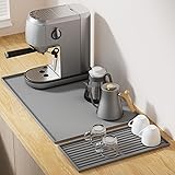 Golener Silicone Coffee Mat Set - 24" x 16" Coffee