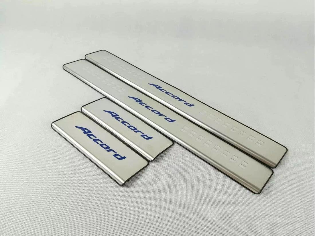 Door Sill Protector Guards 2013 2014 2015 2016 4pcs (blue)