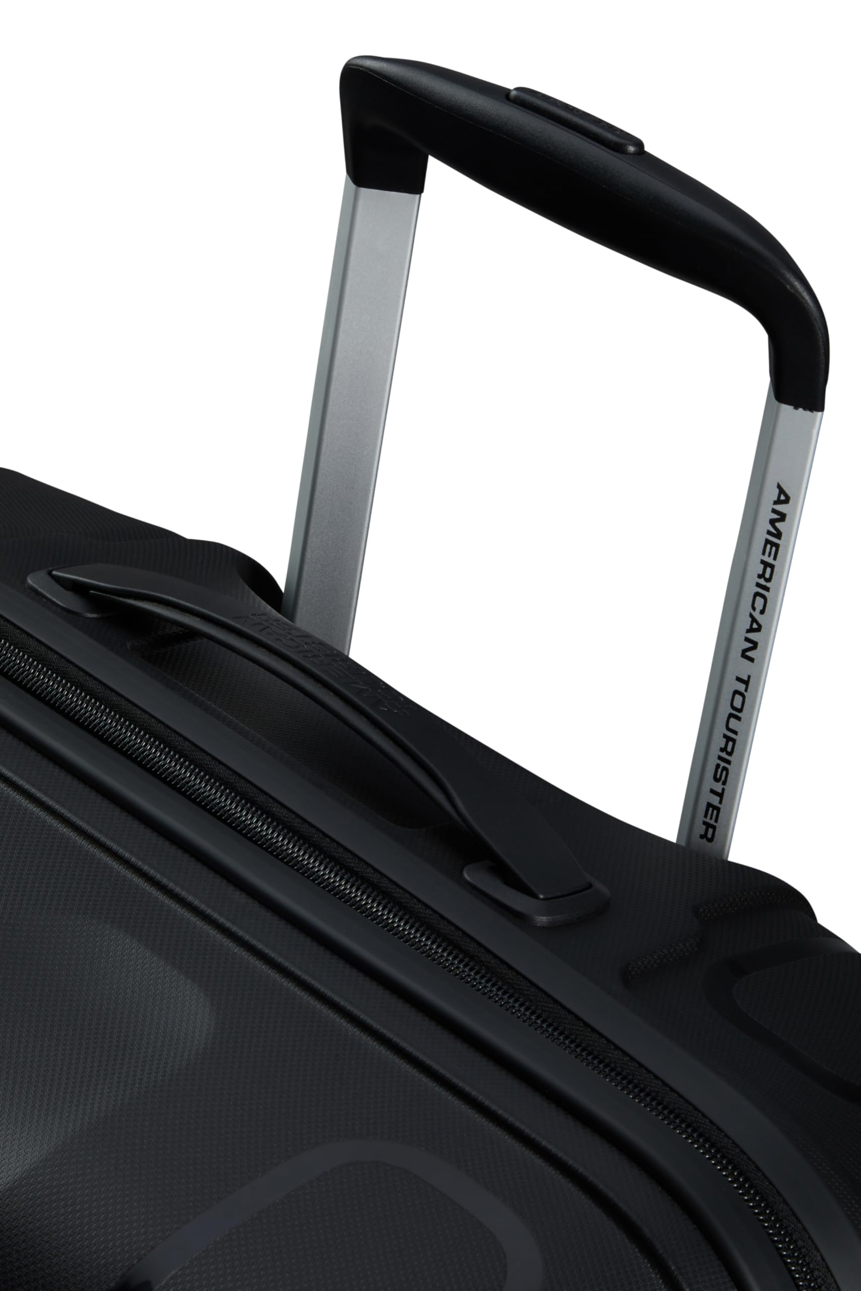 American Tourister Ellipso - Handgepäck Koffer 55x40x20 cm, Hartschalen Kabinentrolley, Ryanair-/EasyJet-kompatibel, Leicht, 2.10 KG - 32L - Schwarz (Black) 3
