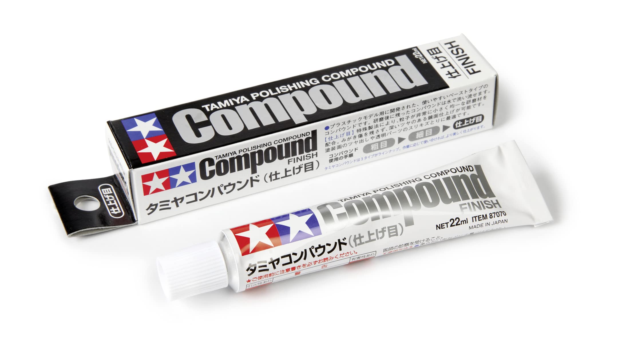 TAMIYA 87070 (finish) 22 ml polish/sandpaper, model making, accessories