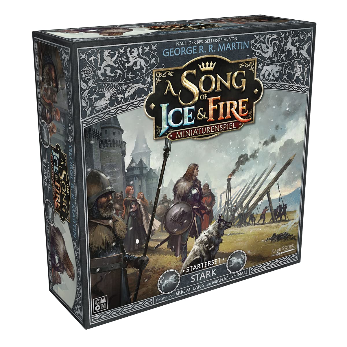 CMON, A Song of Ice & Fire - Stark, Starter Set, Tabletop, 2 Players, Ages 14+, 45+ Minutes, German, Multilingual