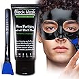 SHILLS Face Mask for Men, Face Mask Purifying Peel Off Mask, Charcoal Mask, Blackhead Removal Mask, Peel Off Mask, Charcoal Mask and a Brush Set
