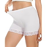 MANCYFIT Women's Anti-Chafing Lace Biker Shorts for Under Dresses and Skirts