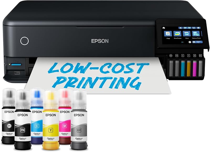 Epson EcoTank ET-8550 Ink Tank Printer 6-Colour, A3+, Wireless, Touchscreen