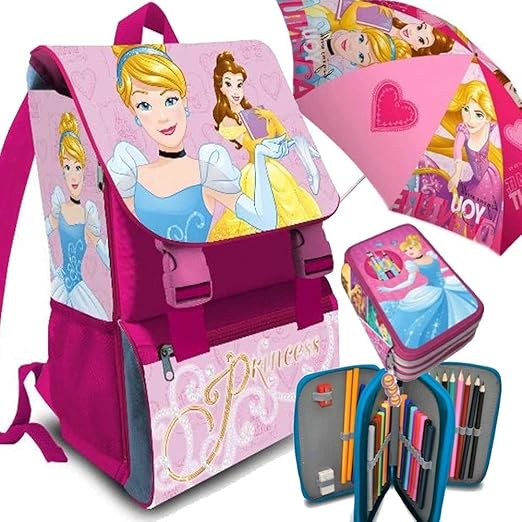 title=Kit Scuola 3 in 1 School Promo Pack Zaino Estensibile + Astuccio 3 Zip