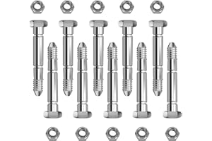 SNOWBEAR 10 Pack Snowblower Shear Bolts 51001500 | 2-1/8" X 5/16" Shear Pin Bolt Kit Compatible with Arie-ns 2 Stage Snow Thrower Auger Replacement for 510015, 51001500, AM122156, AM1369890, 3285-11 (10)
