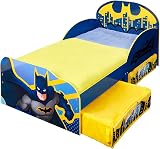 Batman Kids Toddler Bed with Storage Drawers - Safe & Fun Design view 3