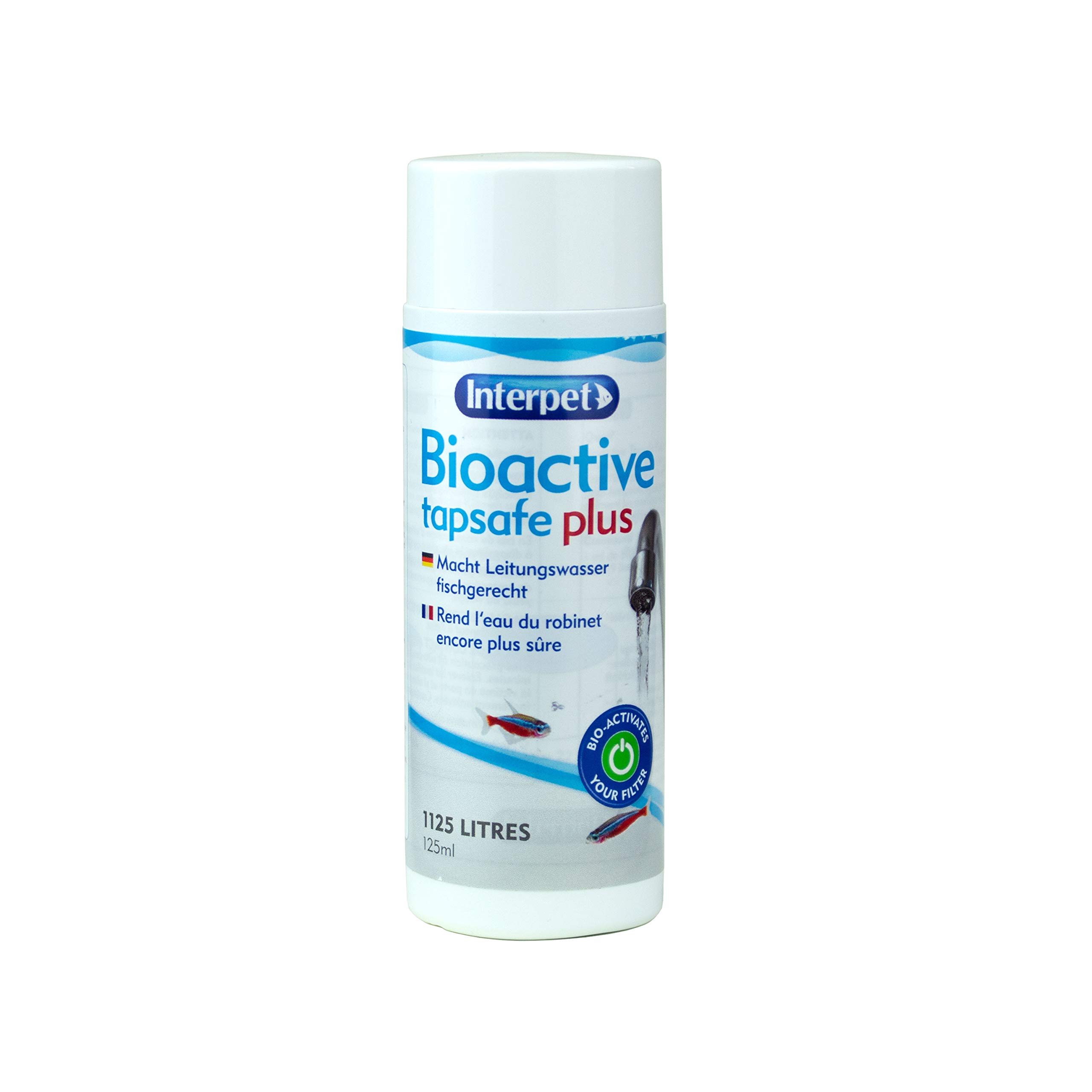 Interpet 80240 Bioactive Tapsafe Plus - for Treating Tap Water for Aquariums - 125 ml