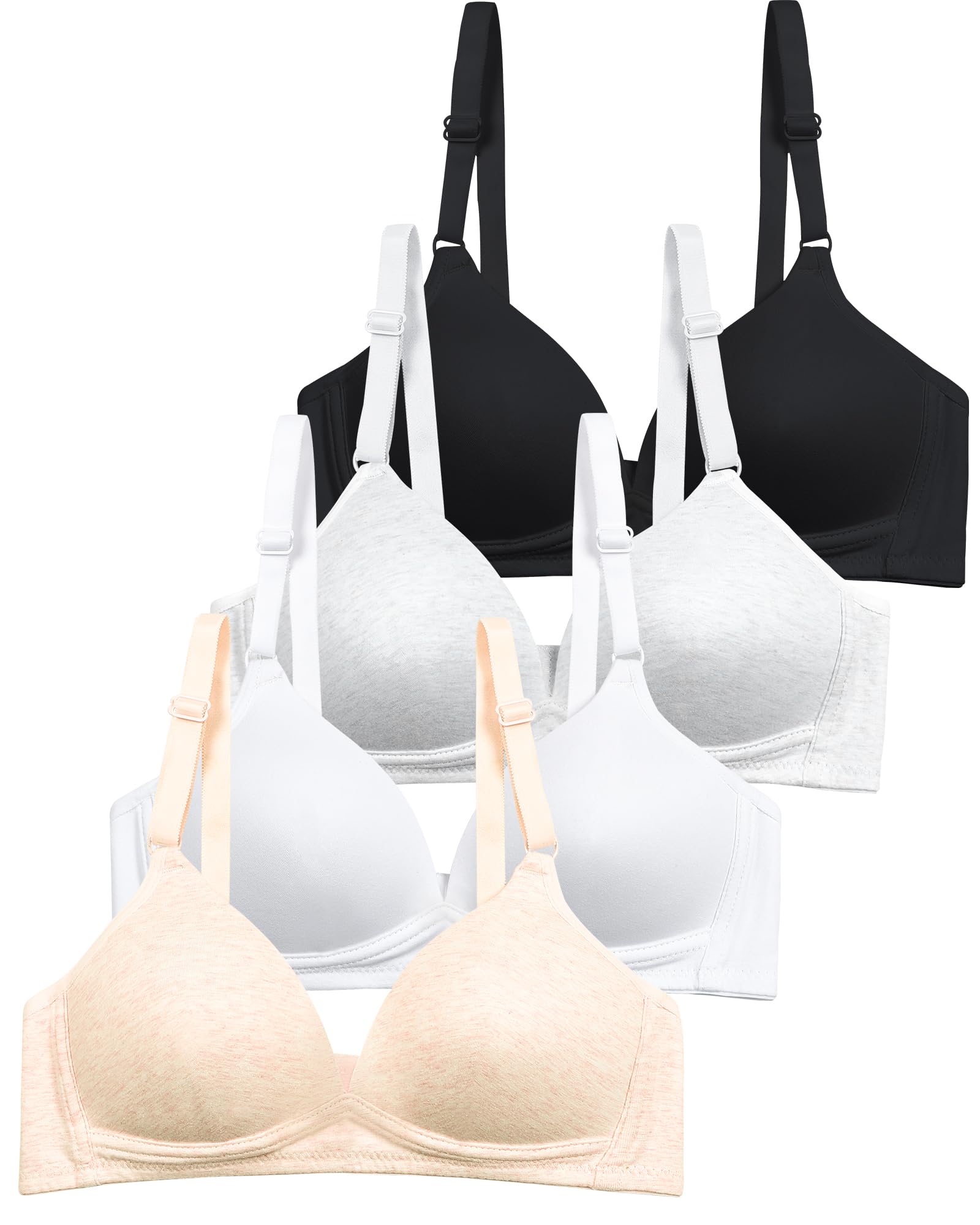 Photo 1 of SALIA GIRL Soft Padded Bras for Girls & Teens 12-14, No Wires Cotton Developed Training Bra, 36