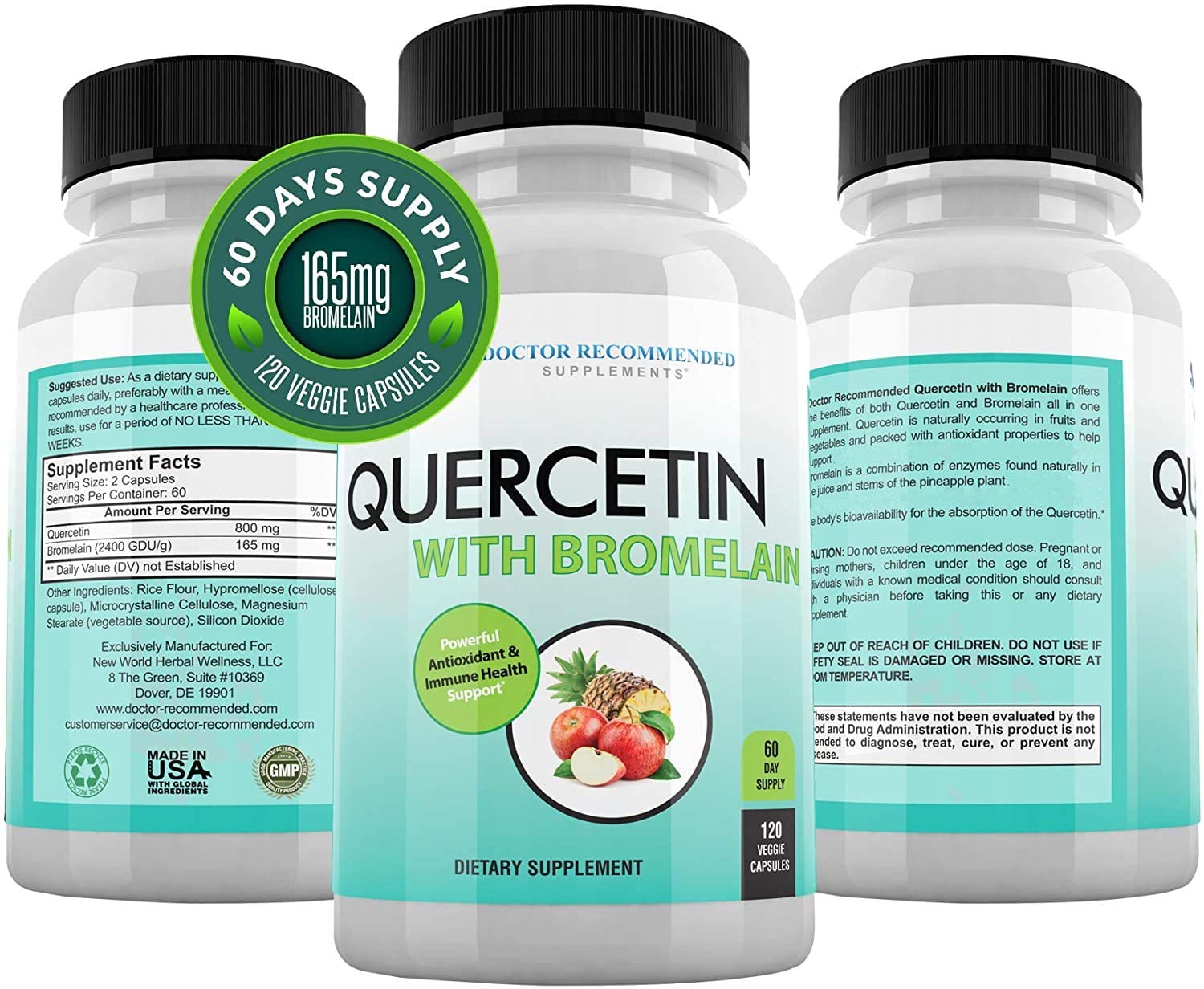 Quercetin with Bromelain