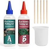 1DFAUL Conformal Coating Kit, 2 x 100ml Potting Compound for Electronics | Thermal Conductive Clear Insulating Sealant Protects Transformers, Circuit Board from Moisture, Dust &amp; Vibration