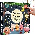 LEARNING BUGS Nursery Rhymes – Sing Along with 28 Favorite Nursery Rhymes, Musical Books for Toddlers, 28-Button Music Book, Musical Toys for Toddlers 1-3