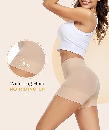 BESTENA Slip Shorts for Under Dress Seamless Smooth Shapewear