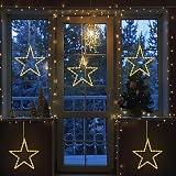 Jsdoin Christmas Window Lights 3 Packs 45 LED Battery Operated with Remote view 4