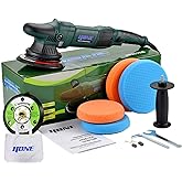 HONE Car Polisher, 15mm Long-Throw Random Orbital Buffer for Car Detailing, 6"/5"/850W Dual Action Polisher with Variable Speed - HNPR615B