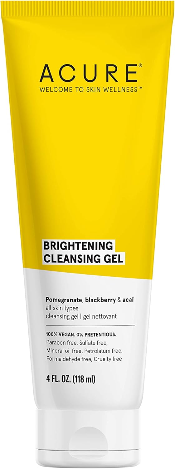 brightening cleansing gel acure