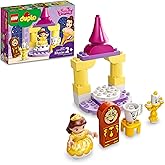 LEGO DUPLO Disney Princess Belle's Ballroom Castle 10960, Beauty and The Beast Building Toy with Princess Belle Mini Doll, Disney Pretend Play Set for Toddlers, Girls and Boys 2 Plus Years Old