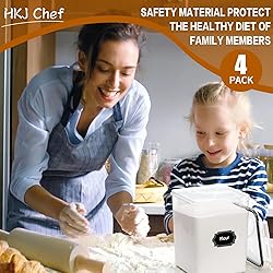 HKJ Chef 4 Pack Large Airtight Food Storage
