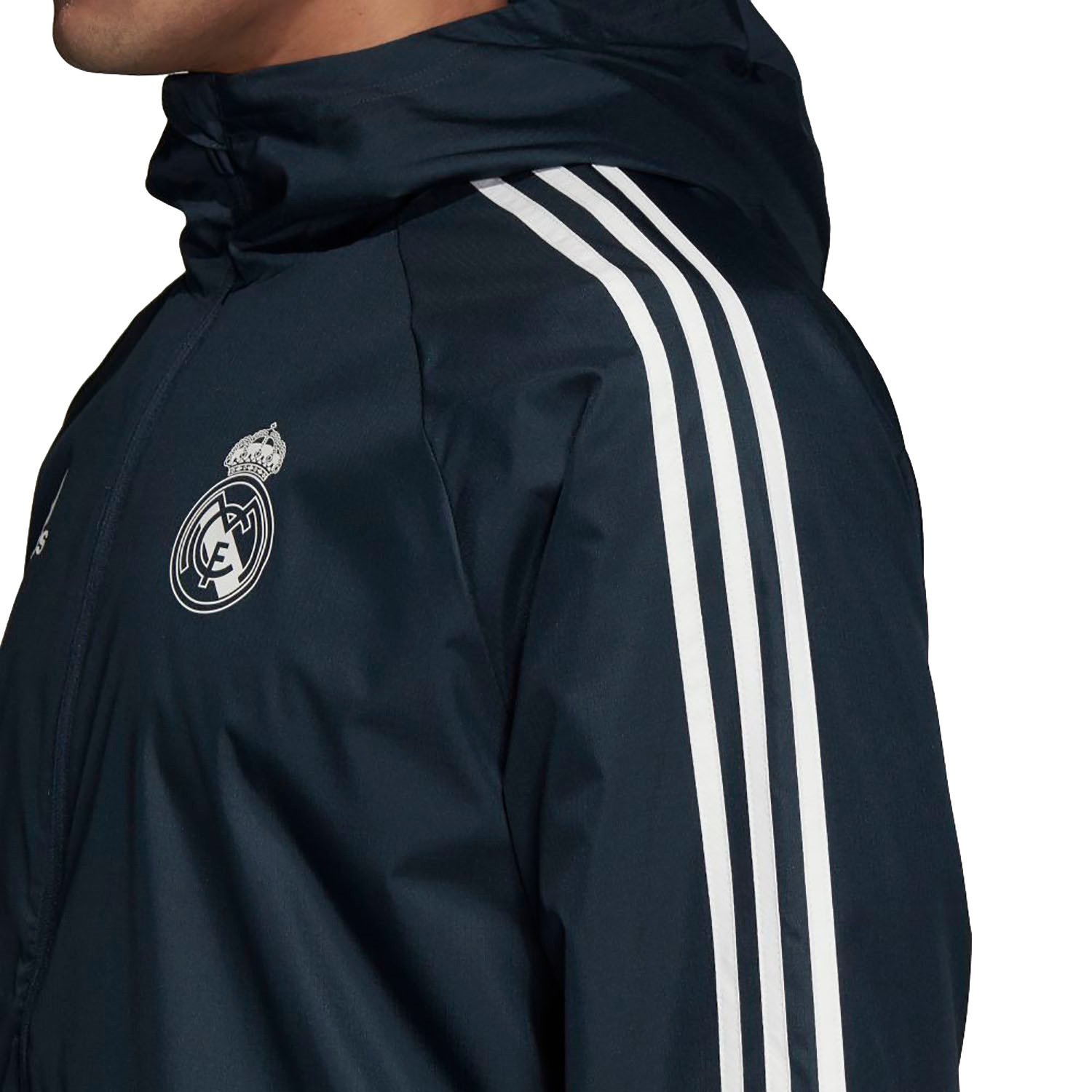 real madrid rain jacket