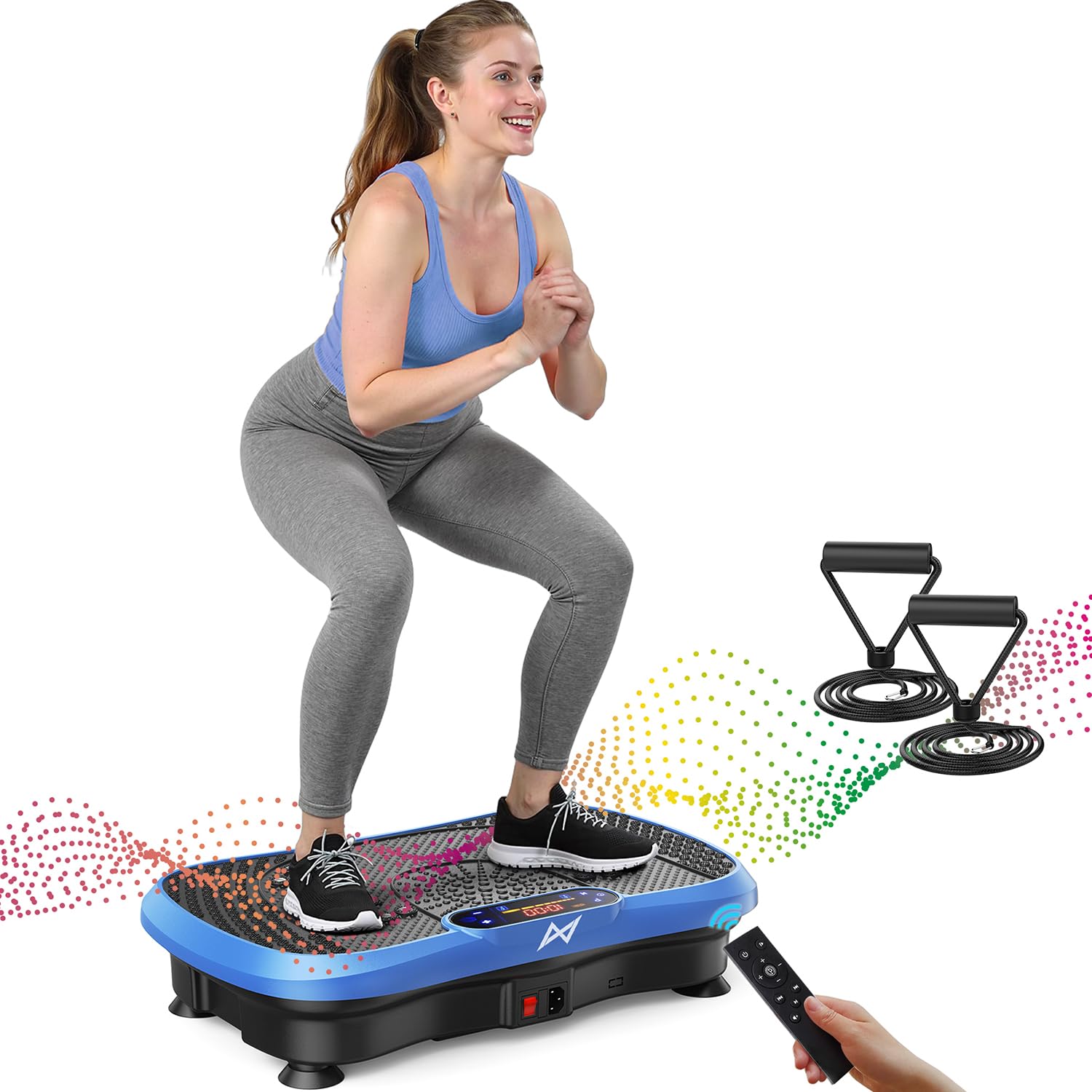 Photo 1 of ***FOR PARTS ONLY/ NON-FUNCTIONAL*** AXV Vibration Plate Fitness Platform Exercise Machine Vibrating Shaking Full Body Shaker Workout Vibrate Stand Shake Board Sport for Weight Loss Fat Burner for Gym Home Office