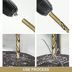 BEHAPPY Cobalt Drill Bit Set 115Pcs, M35 Drill Bit
