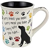 Enesco Our Name is Mud Every Snack You Make Pet Dog Coffee Mug, 16 Ounce, Multicolor