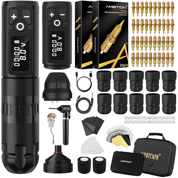 Amazon.com: Tattoo Kit-Ambition Zetton Wireless Tattoo