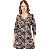 AnjuShree Choice Women Indian Cotton Short Kurti Tunic | ORDER 1 SIZE BIGGER