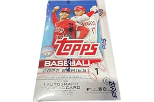 2022 Topps Series 1 Baseball Hobby Box (24 Packs/14 Cards: 1 Auto or Relic, 1 Silver Pack)