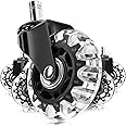 Lifelong Office Chair Wheels Replacement Rubber Chair Casters for Hardwood Floors, Set of 5, Heavy Duty Office Chair Desk Casters for Chairs to Replace Office Chair-Universal Fit