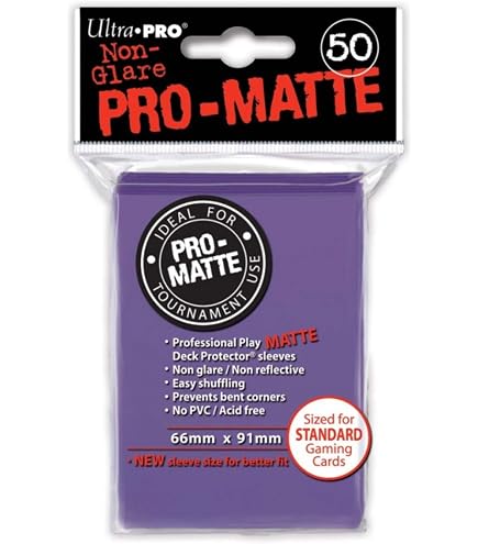 Amazon.com: Ultra Pro 50ct Pro-Matte Pink Standard Deck Protectors