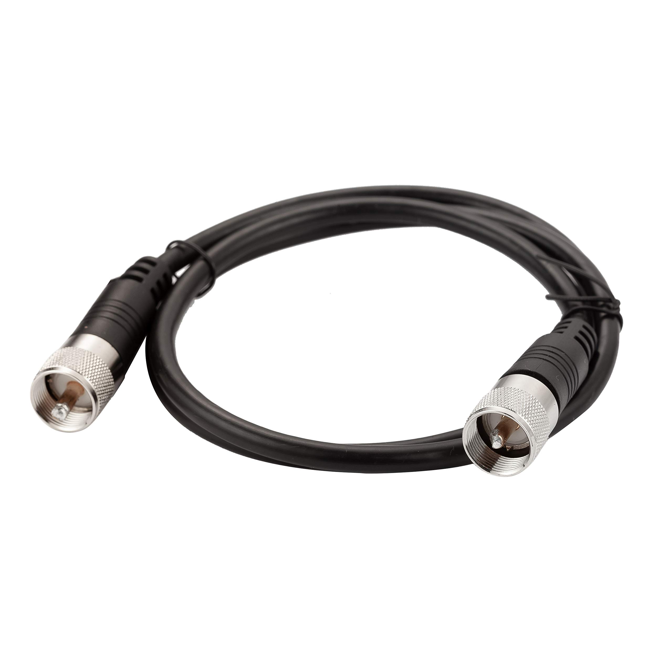 Buy RG8x Coaxial Cable, CB Antenna Cable, Ancable 2ft UHF Male to Male Low Loss CB coax Cables