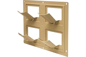 EMSCO Group Wall Flowers Vertical Gardening System – Create Gardens on Walls – Holds up to 4 Potted Plants – Sand