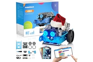 Makeblock mBot2 Coding Robot for Kids, AI Learning Support Scratch & Python Programming, Robotics Kit for Kids Ages 8-12 and up, Building STEM Robot Toys Gifts for Boys Girls