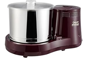Butterfly Rhino 2-Litre Table Top Wet Grinder (Cherry) / Free Delivery -Wet Grinder - Rice Grinder - Dhall Grinder - Grains G