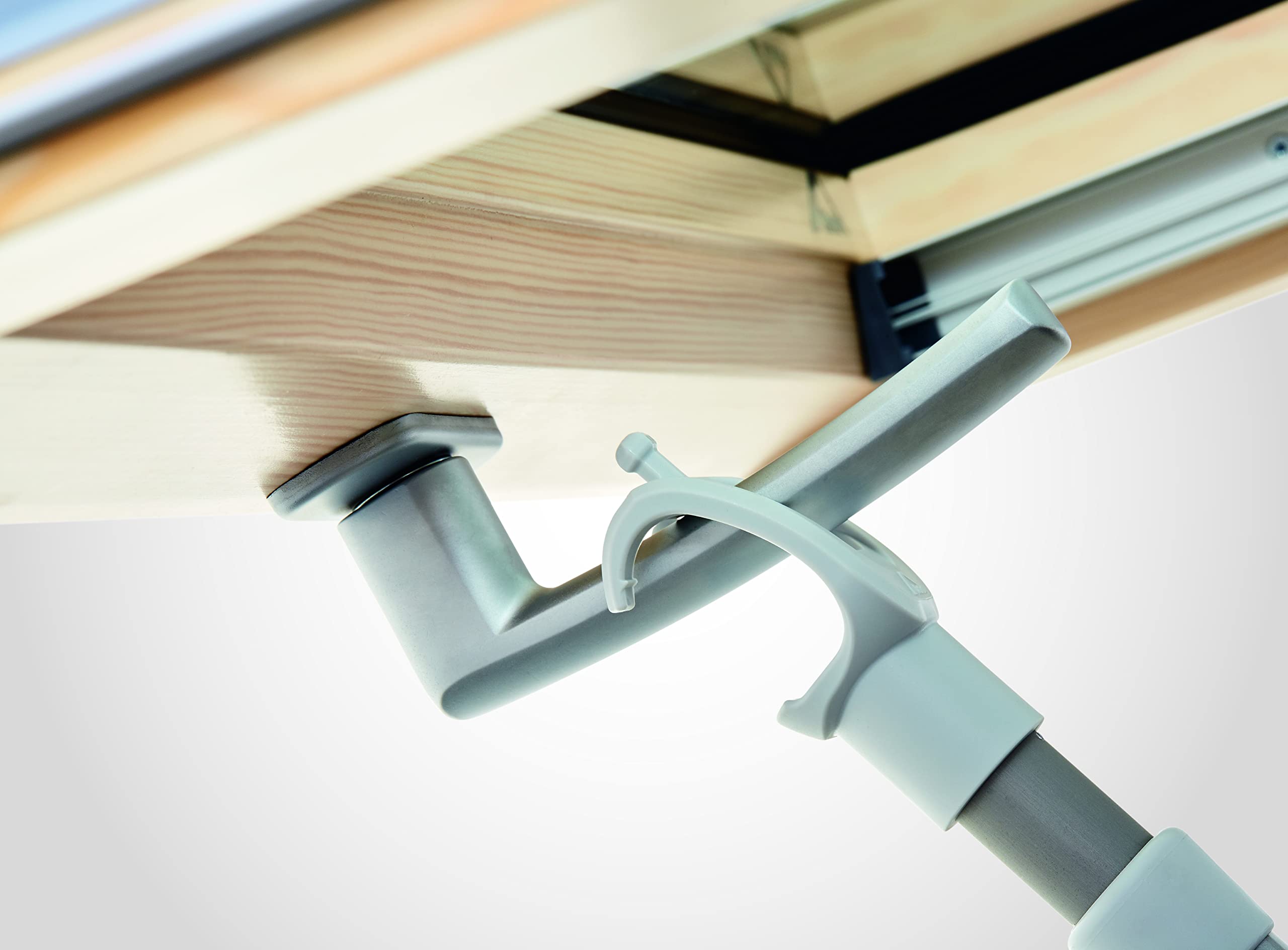 Roto Original Aluminum Telescopic Operating Rod for Opening Facade Windows, Skylights and Operating Roller Blinds | Extendable Length 1170-1900mm | Telescopic aid can be Used on Both Sides