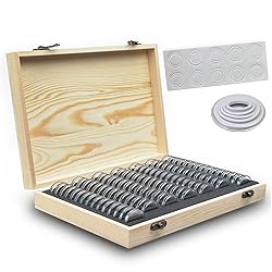Wooden Coin Capsules Holder, Coin Storage Box Coin