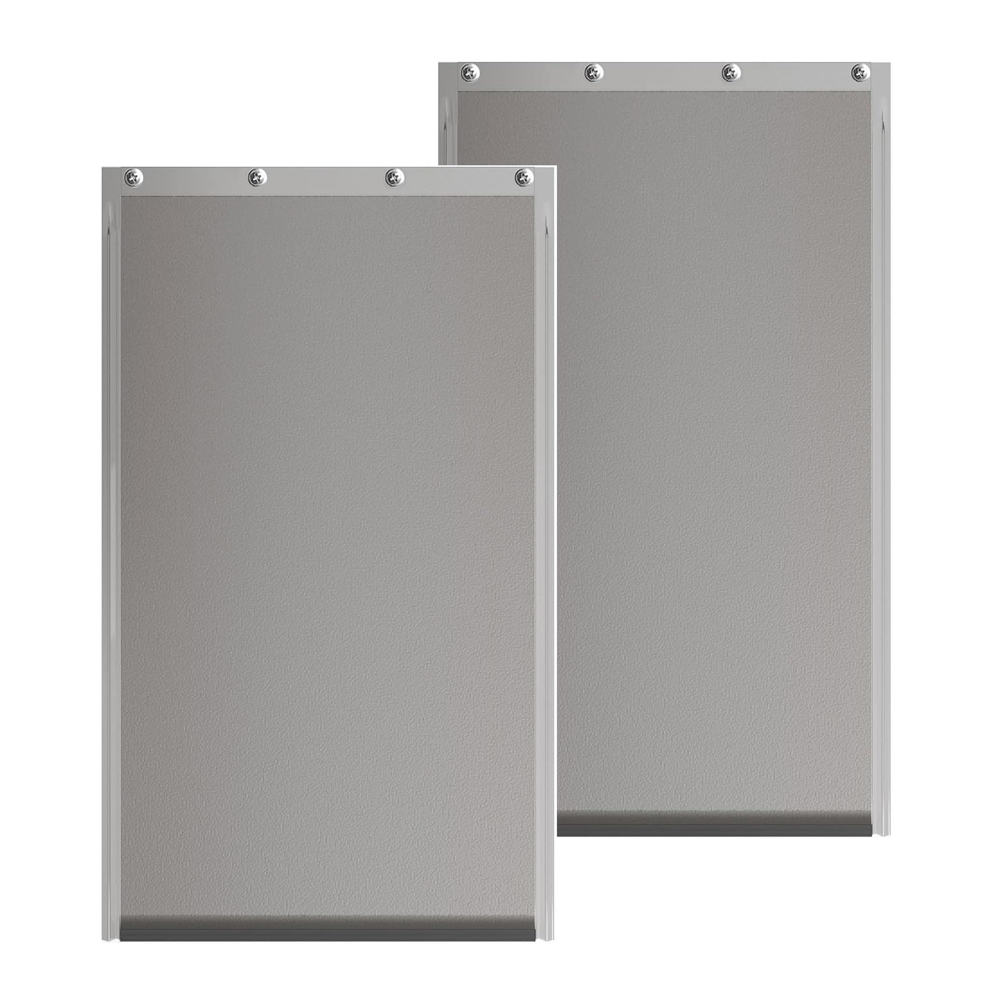 Photo 1 of 2PACK Medium Dog Door Replacement Flaps with Screws, Compatible with Petsafe Freedom PAC11-11038, Weather-Proof & Warp-Resistant, Dog and Cat Flap, 12 7/8'' × 8 1/8''