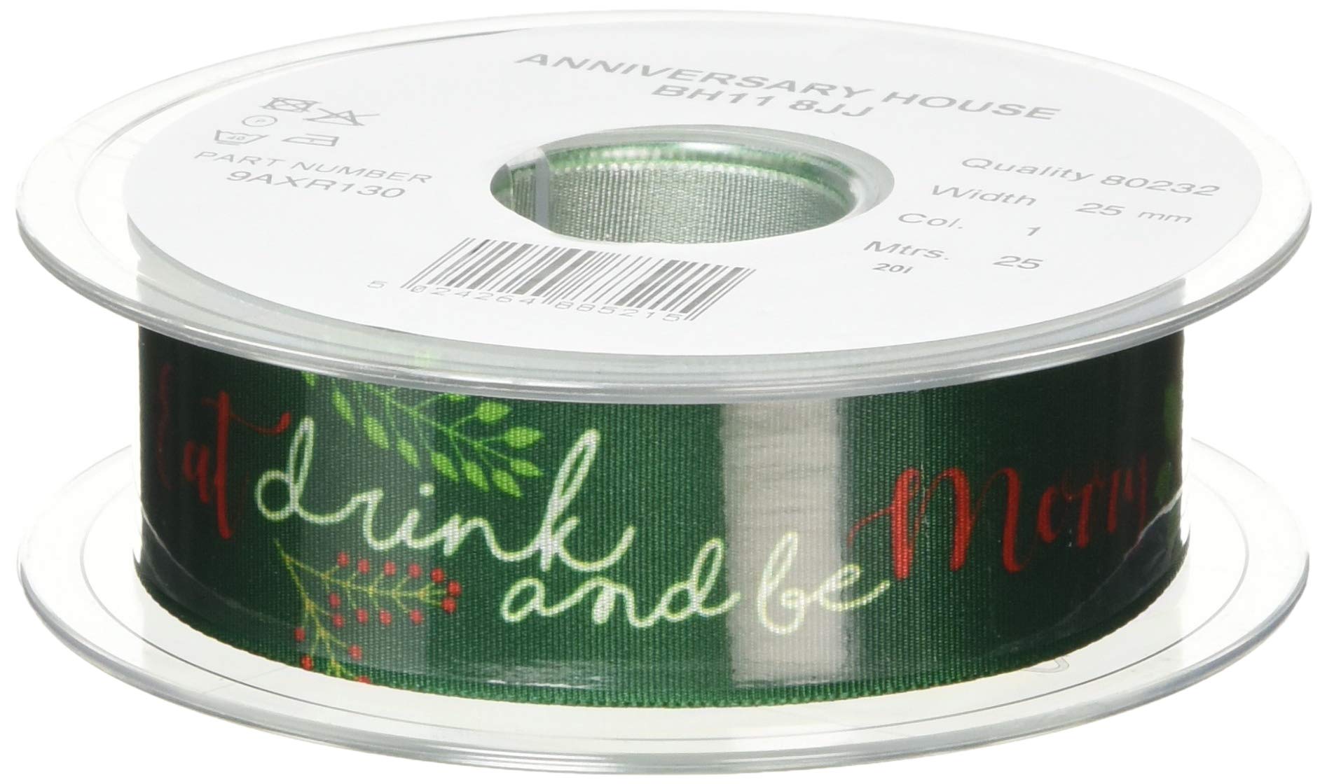Anniversary House Eat Drink and Be Merry Ribbon Reel, AXR130