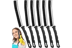 AUDELN Crevice Cleaning Brush, Hard Bristle Crevice Cleaning Brush, Shower Cleaner Brush, Bathroom Gap Cleaning Brush, Cleaning Tools, Gap Brush,6pcs