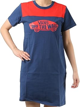 Amazon Co Jp Vans バンズ レディース ワンピース Va18ss Go50ms Navy S スポーツ アウトドア