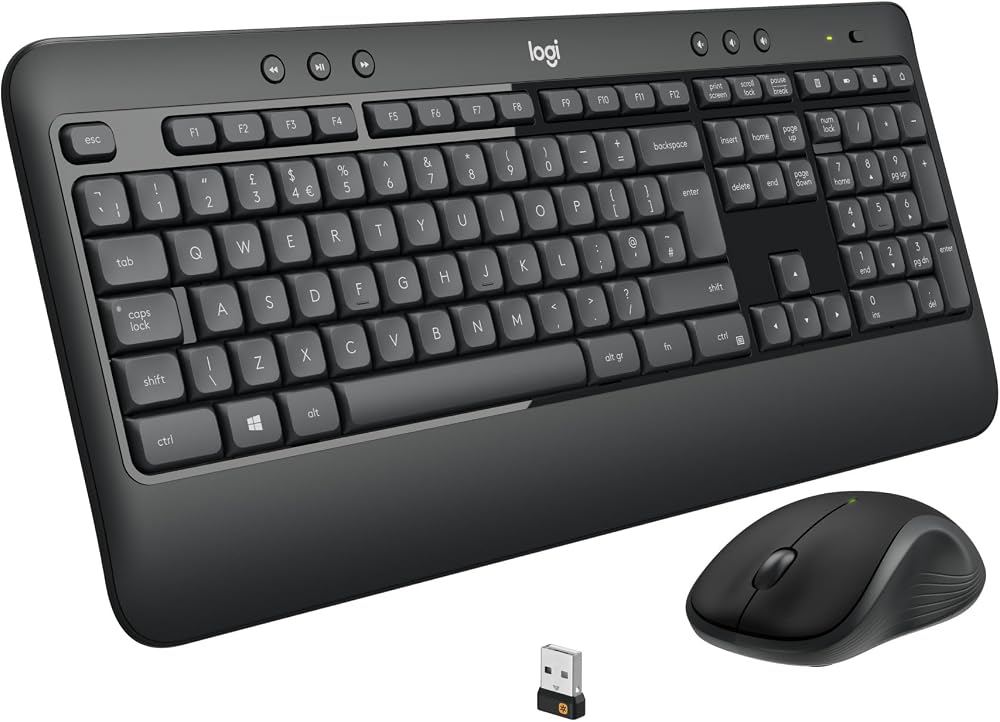 Logitech MK540 Advanced Wireless Keyboard and Mouse Combo UK English