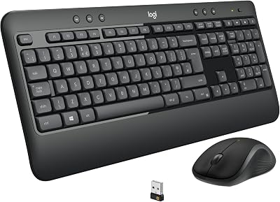 Logitech MK540 Advanced Wireless Keyboard and Mouse Combo UK English