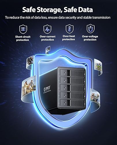 ORICO Bay Raid Hard Drive Enclosure Aluminum USB to SATA