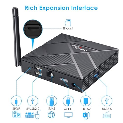 Android TV Box pendoo Upgraded X12 PRO Android Box 4GB RAM