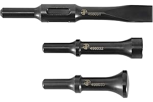 AP ASTRO PNEUMATIC TOOL COMPANY Astro Pneumatic Tool 49803 3-Piece Chisel & Hammer Bit Set .498 Shank