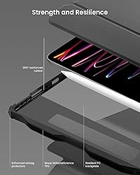 tomtoc iPad Pro Case Ultra Detachable for 12.9-inch
